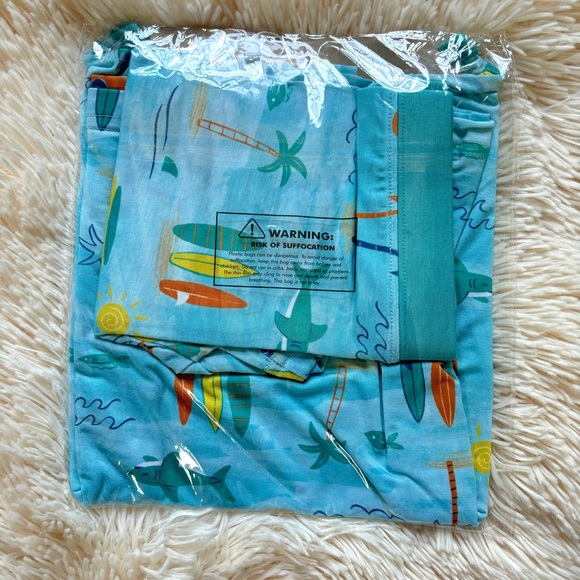 Little Sleepies Surf Life Short Set 4T NWT - Picture 4 of 6